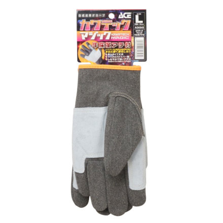 ACE]AG6545 合成皮革 カワテック マジック 牛床革アテ付