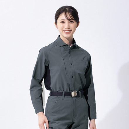 アイトス] AZ-4235 TULTEX 長袖シャツ(男女兼用)