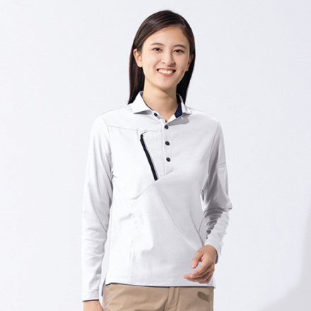 アイトス] AZ-50017 長袖ポロシャツ (男女兼用)