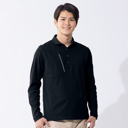 アイトス] AZ-50017 長袖ポロシャツ (男女兼用)