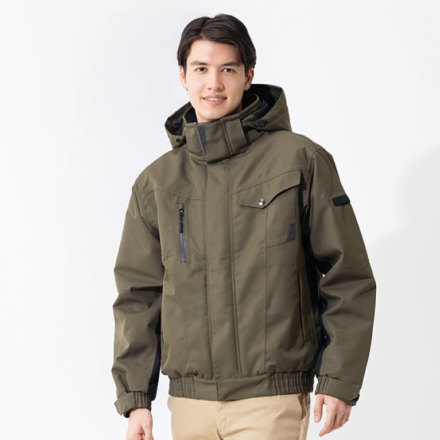 ジャケット・アウター asarim LOOSE STORM 切り替え フルジップ 中綿 ジャケット INSULATED JACKET