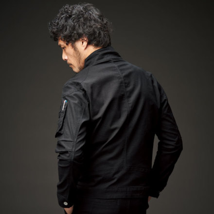 アタックベース] 0734 ストレッチ長袖ブルゾン