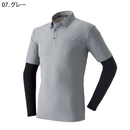 アタックベース] 17115 APEX WIN 冷感レイヤードポロシャツ