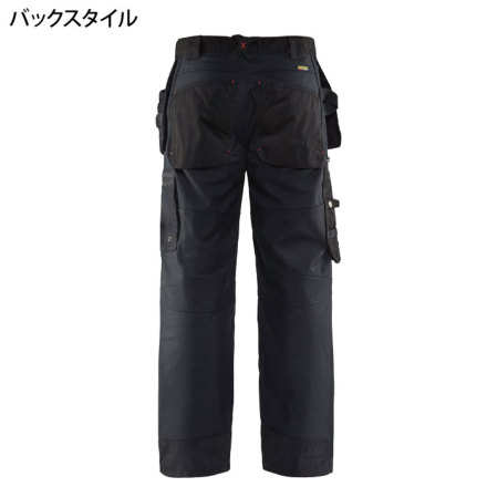 激レア‼︎BLACK SIGN サスペンダートラウザーズL新品未使用サンプル品 BLAKLADER] 8214-2517 ソフトシェルトラウザー｜作業服・作業着や