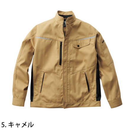 ユニセックス ブルゾン ジャンパー 3本ライン あったか b10288 Bonmax-RJ0909-m-02-dl.jpg