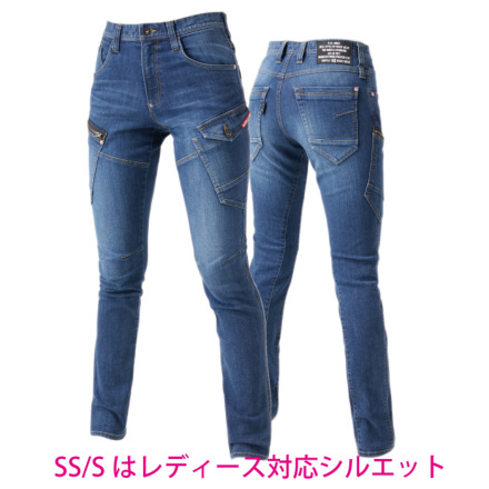 BURTLE 5012、5002 未使用.2着　使用済.1着 バートル] 5012 ストレッチデニムカーゴパンツ(ユニセックス