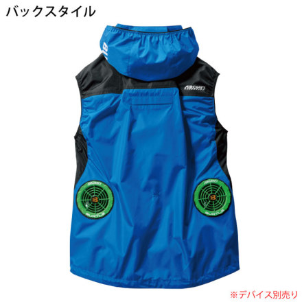 空調服用冷感服ベスト　空調服付き。最終値下げ！ 空調作業服 空調ベスト ストレッチ素材 空調ウェア フルセット