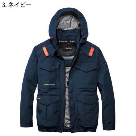 ハイバックファン取付[バートル] AC2101 エアークラフトブルゾン