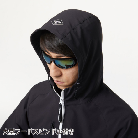 CDL ダークグレー フーディー Sサイズ BURTLE S-XL 9515 フーディジャケット 作業服 ユニセックス 夏用