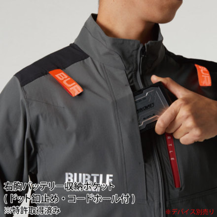 BURTLE AC2004 空調服 XXL バートルエアークラフトベストAC2004服のみ