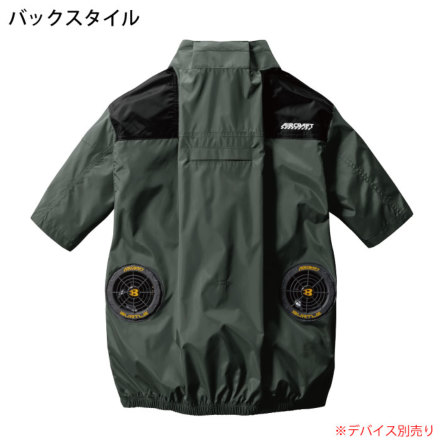 XL AC2016 カモフラホワイト 半袖 バートル 空調服（空調作業服