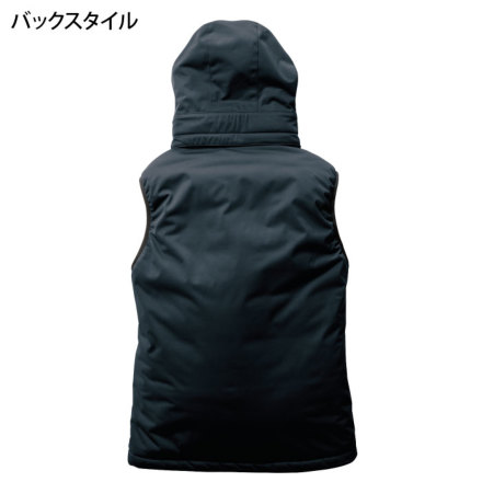 バートル] 3264 ストレッチフーディ防寒ベスト(ユニセックス) 【特大