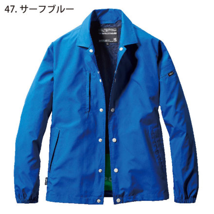 Hi-STANDARD コーチジャケット XXL NAVY バートル] 710 コーチジャケット (ユニセックス) 【特大サイズ】