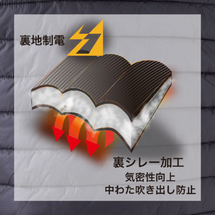 CHUSAN [HOP-SCOT] 700002 制電中綿インナーベスト