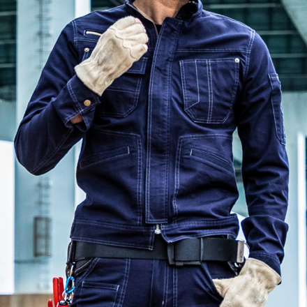 CHUSAN [DOGMAN] 8047 ドビースリムストレッチ・長袖ジャケット