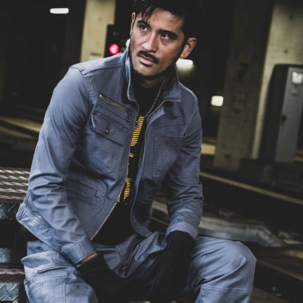 CHUSAN [DOGMAN] 8057 ドビースリムストレッチ・長袖ジャケット