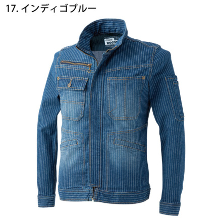 CHUSAN [DOGMAN] 8017 ウォバッシュスリムストレッチ・ジャケット