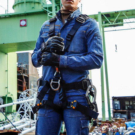CHUSAN [DOGMAN] 8017 ウォバッシュスリムストレッチ・ジャケット