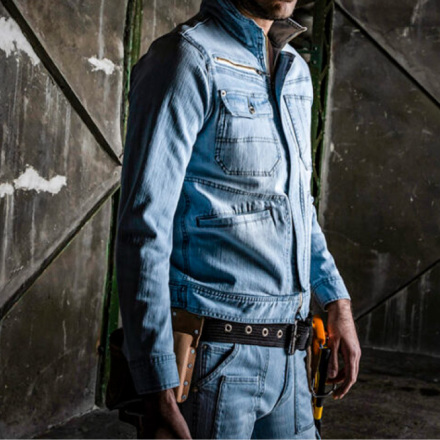 CHUSAN [DOGMAN] 8027 スリムストレッチ・スラブジャケット 【特大サイズ】