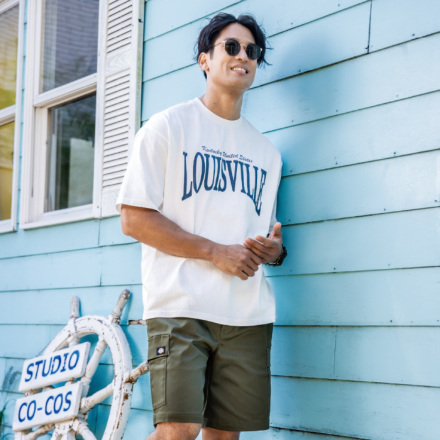 コーコス [Dickies] D-2876 T/Cストレッチ ショートカーゴパンツ