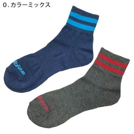 コーコス [Dickies] D-3124 制菌ショートソックス2P