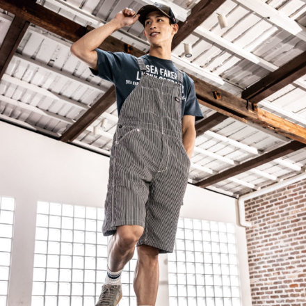 コーコス [Dickies] D-7103 ライトストレッチヒッコリー