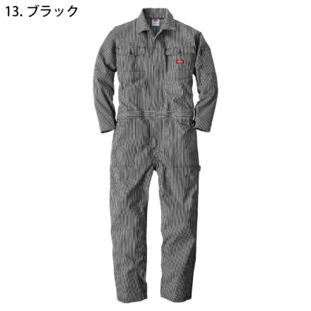 コーコス [Dickies] D-716 ディッキーズストレッチヒッコリーツナギ