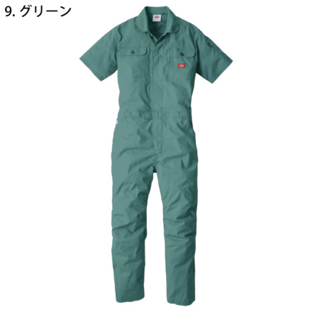 コーコス [Dickies] D-749 ディッキーズストレッチCVC 半袖ツナギ