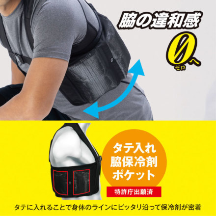 コーコス [GLADIATOR] G-260469 アイスベスト＆アイスパック（150g）3