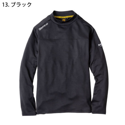 CPG ブラック 長袖モックネックサイズ2 XT4372G モックネックスリムフィット長袖