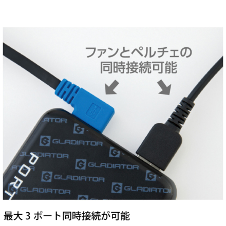コーコス[GLADIATOR] GB-852 モバイルバッテリー 10,000mAh