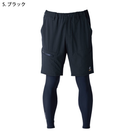 EVENRIVER] EX35 フェイクレイヤードショートパンツ