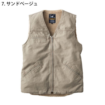 Evenriver] R605 コットン裏ボアベスト