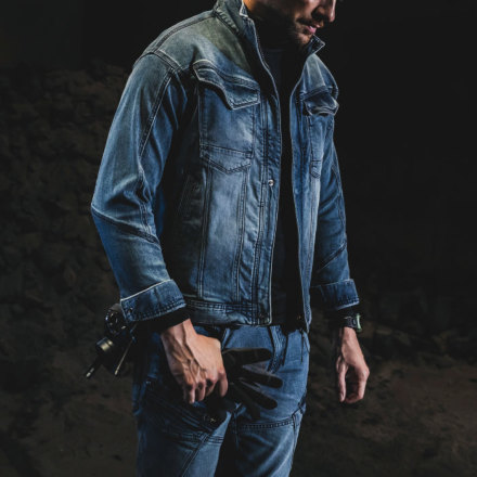 EVENRIVER] USD1107 ストレッチデニムジャケット