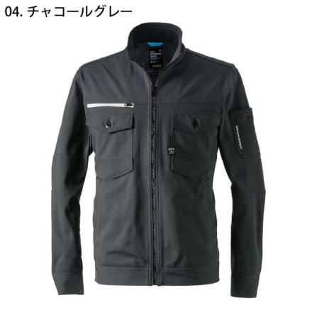 アイズフロンティア] 3160 カットソーA.D.ストレッチワークジャケット