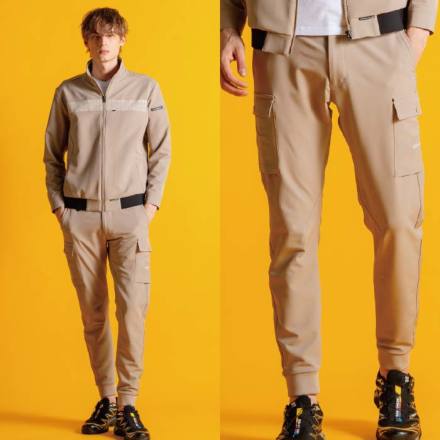 アイズフロンティア] 3373 レペルアブソーブA.D.ストレッチジョガーパンツ