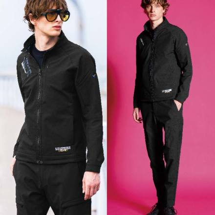 アイズフロンティア] 3843 エアーレイヤーA.D.ストレッチジョガーパンツ