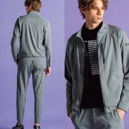 アイズフロンティア] 3980 A.D.ストレッチバックワッフルワークジャケット