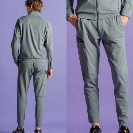 アイズフロンティア] 3983 A.D.ストレッチバックワッフルジョガーパンツ