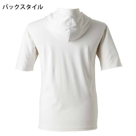 アイズフロンティア] 049 接触冷感D.J.ストレッチ半袖フーディー
