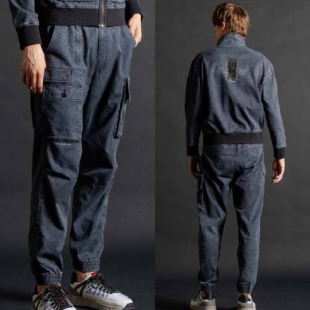 アイズフロンティア] 5213S フィネストフィールストレッチジョガーパンツ