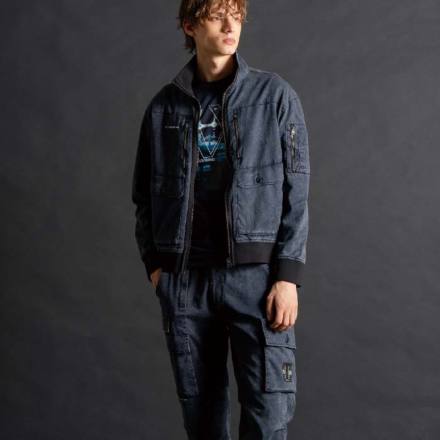 アイズフロンティア] 5213S フィネストフィールストレッチジョガーパンツ