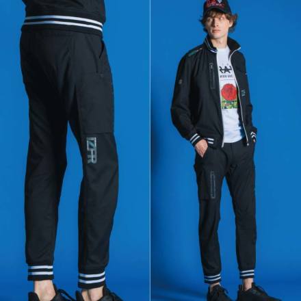 アイズフロンティア] 5923 スタジャンテイストナイロンストレッチ