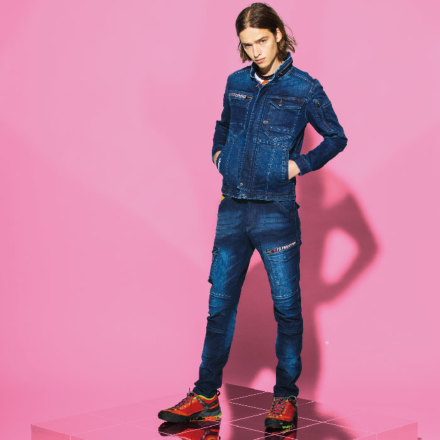 アイズフロンティア] 7262 ストレッチ3Dカーゴパンツ