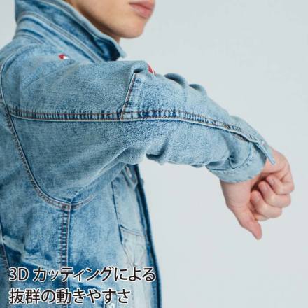 アイズフロンティア] 7450 接触冷感ストレッチデニムワーク