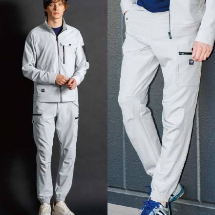 アイズフロンティア] 8753 ライトウォームA.D.ストレッチジョガーパンツ