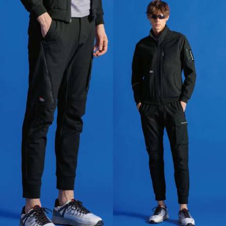 アイズフロンティア] 8853 断寒保温A.D.ストレッチジョガーパンツ