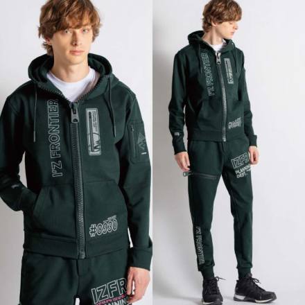アイズフロンティア] 8930S P.D.ストレッチスウェットフルジップフーディー