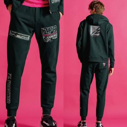 アイズフロンティア] 8933 P.D.ストレッチスウェットジョガーパンツ