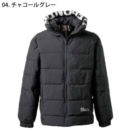アイズフロンティア] 9568 保温防寒・アルミストレッチジャケットパーカー